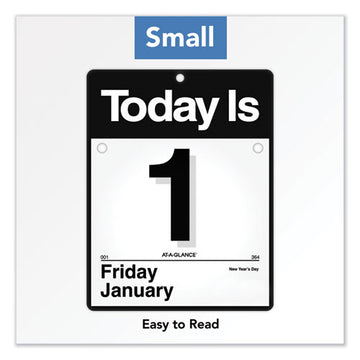 AT-A-GLANCE® "today Is" Wall Calendar, 9.5 X 12, White Sheets, 12-month (jan To Dec): 2022 freeshipping - TVN Wholesale